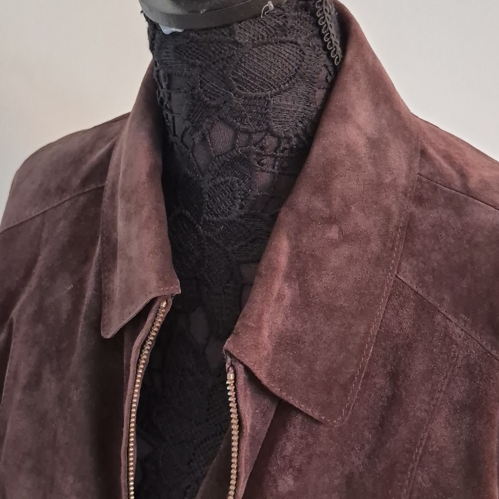 Eddie Bauer Suede Jacket - Picture 2 of 15